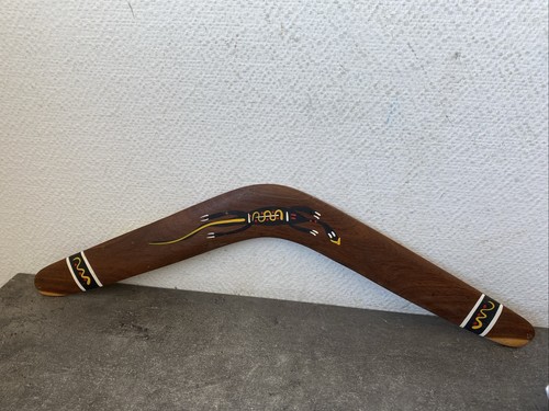 Ancien boomerang bois - ancien,