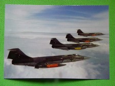 Carte postale postcard FORCE AERIENNE  /  LUFTWAFFE   F-104