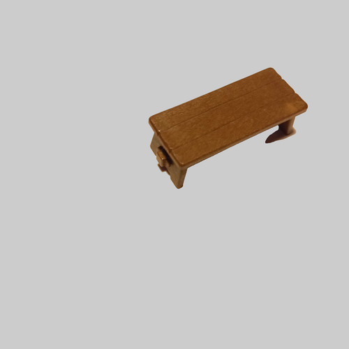 Playmobil 4207 banc bas - 4207,banc, brun