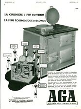 Antique 1937 Aga Cooker Magazine Issue Advertising 