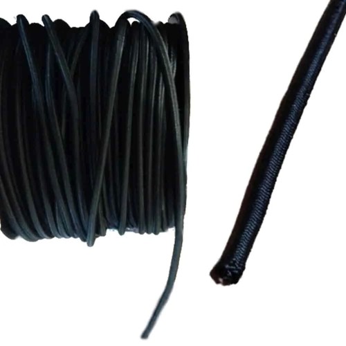 Corde élastique 10mm noire - corde,
