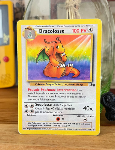 Carte pokémon dracolosse - pokémon,