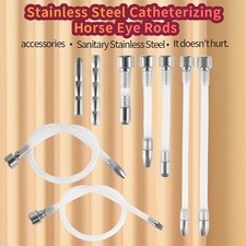 Male Chastity Device Accessories Cage Silicone Metal Tube Short/Long Penis Plug