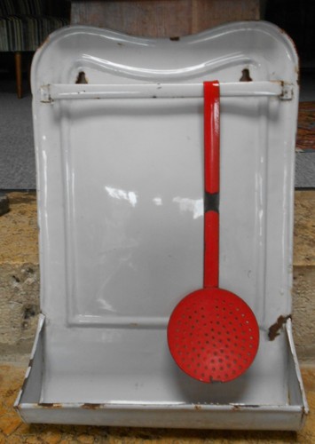 Ancien porte ustensiles blanc - ancien,