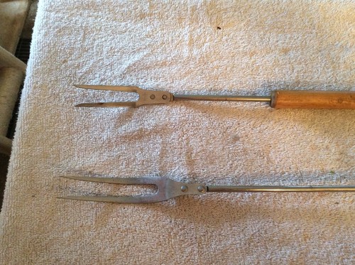 Pair wood handled - of,