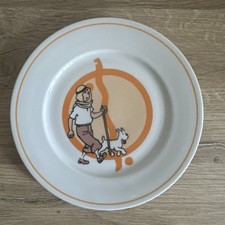 Assiette Hergé Tintin Les Cigares du Pharaon Tables et Couleurs 1993