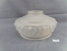 Antique antique satin glass lampshade Ø 16 cm, with flange, 1930 (CV75)