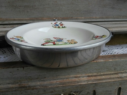 Ancienne assiette bouillie - ancienne,