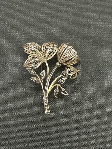 Ancienne broche argent - en,