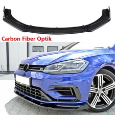 Pour  Golf 7 R-Line R Facelift Spoiler Lèvre Lame Jupe Pare-Choc Avant Carbone