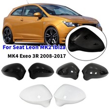 For SEAT Leon MK2 Exeo 3R Lbiza MK4 6J 2008-2017 Side Mirror Cover Replace Caps