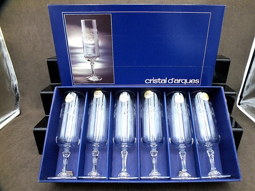 Cristal arques 6 flutes - d'arques, a