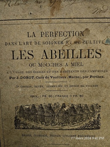 Les abeilles livre de 1891 - livre,
