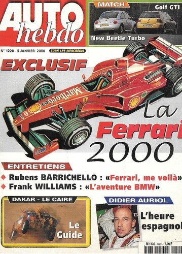 Auto hebdo 1220 2000 vw - 2000,