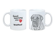 Boerboel tasse avec chien bonjour Art-Dog