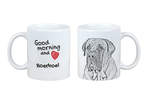 Boerboel tasse avec chien