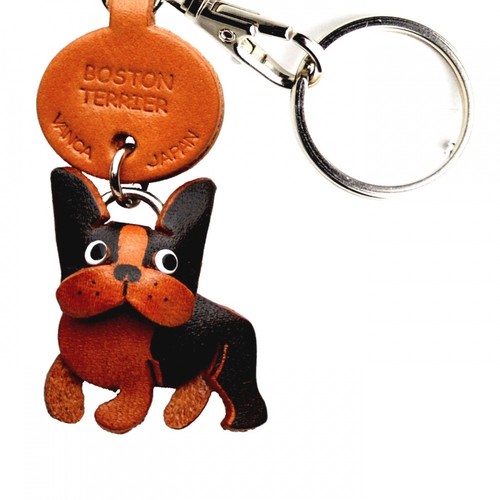 Porte clés chien cuir 3d - porte-clés,