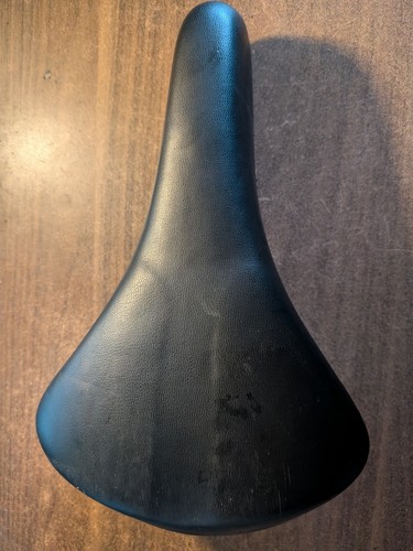 Selle vélo ancienne noire - selle,
