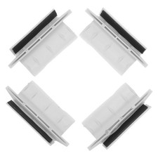  4 blocs de guidage pour roulettes de placard : outil de réglage des roulettes