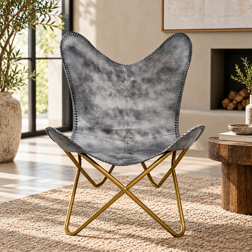 Chaise papillon vintage - chaise, en