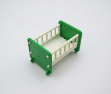 PLAYMOBIL (R417) ECOLE GARDERIE - Lit Bébé Berceau 3593 Vintage Jauni