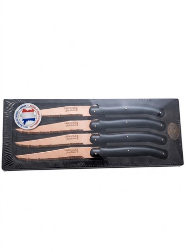 Laguiole black handle - black, steak