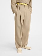 JACQUEMUS Le Pantalon Marzio Pants Beige 48 NWOT $865