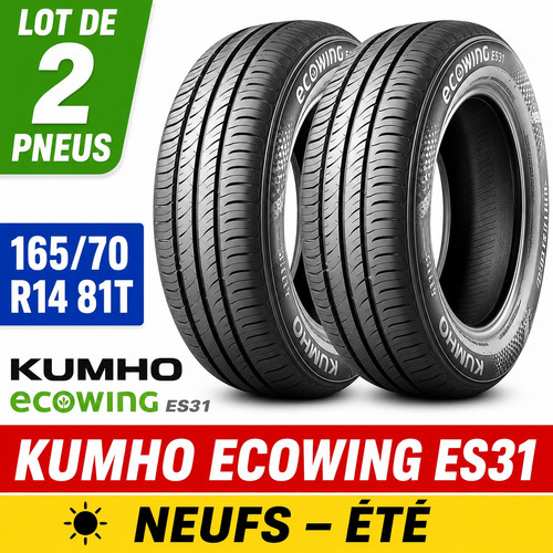 Lot pneus 165 r14 - 2,