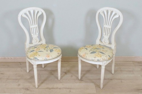 Paire chaises style louis - chaises,
