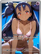 LoveangelGames-Season 2- Custom Card- Waifu Universe- Iris Poke Nights