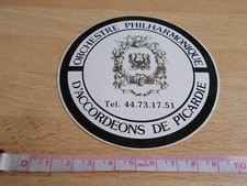 Picardy Accordion Philharmonic Orchestra Sticker