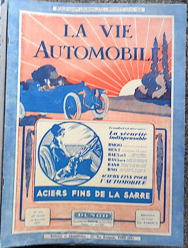 Revue vie automobile annee - la,