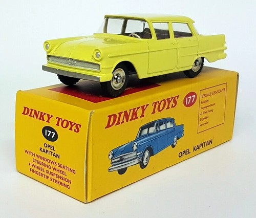 Opel kapitan jaune dinky - opel,