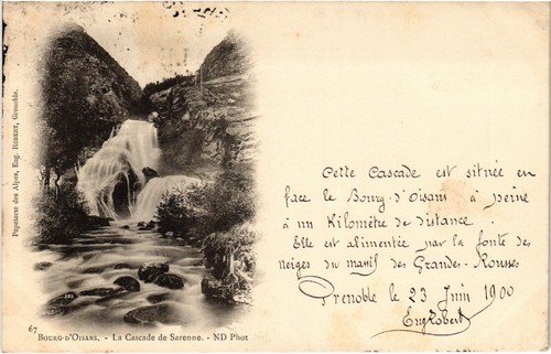 Cpa bourg oisans - cpa, bourg-d'oisans