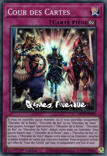 Cour des cartes - yu-gi-oh,