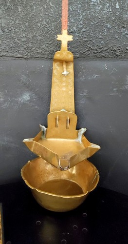 Rare lampe huile église - à, d'église