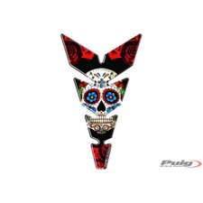 PUIG Adhésifs Protection Réservoir Moon Rouge 9139R