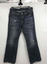 Mek Denim Mens Blue Regular Fit 5-Pocket Design Bootcut Leg Jeans Size 34X34