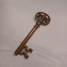 Vintage: Antique Brass Key Shaped Corkscrew and Bottle Opener