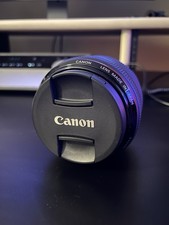 Canon EF 85mm f/1.2 L II USM Lens with Caps, Hood, and Case