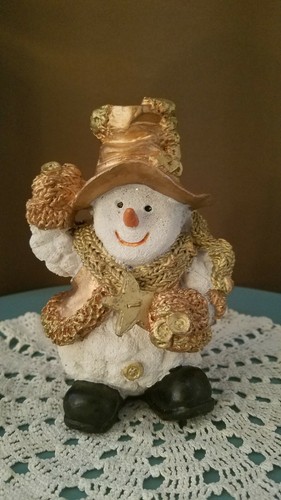 Vintage gold hat - gold, scarf