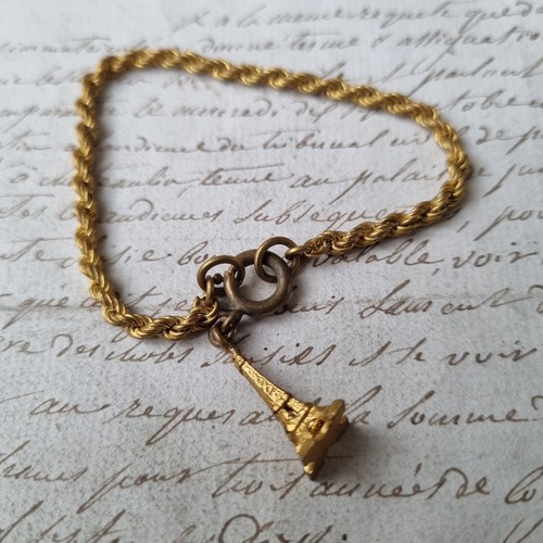 Bracelet tour eiffel vintage - bracelet,