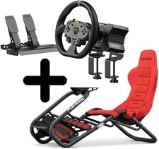 Moza Racing R5 Set + Playseat Trophy Rouge + Adaptateur – Simulateur de course –