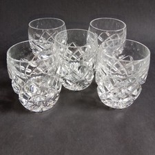 5 shot glasses liqueur cup cut crystal 150gr set of glasses height 6cm