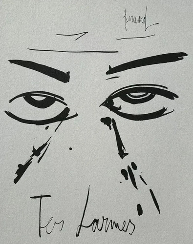 Bernard buffet tes larmes - buffet,
