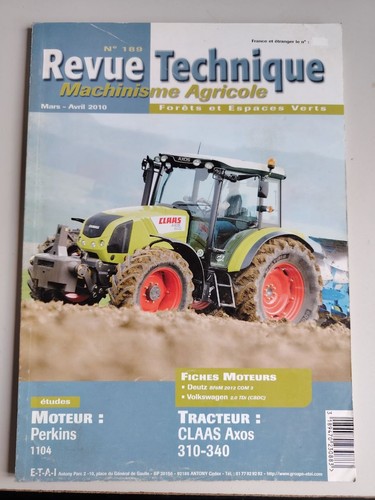 Revue technique tracteur claas - revue,