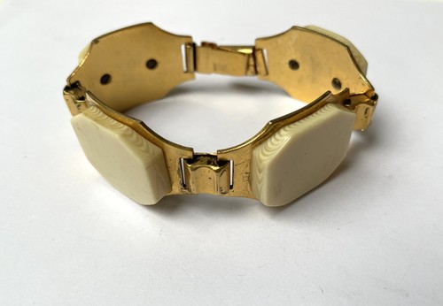Ancien bracelet métal - métal, doré