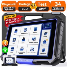 MUCAR VO8 Valise Diagnostic Auto Outil D'analyse de Voiture 34 Reset Test actif