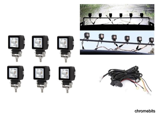 Cube lumières led - 6x,