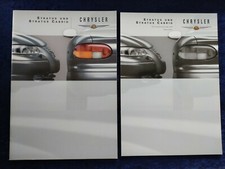 Chrysler Stratus Stratus convertible brochure 09.1999 + supplement